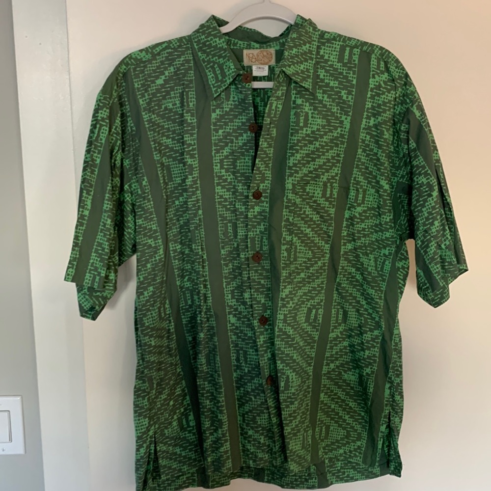 Noa Noa Green Hawaiian Shirt